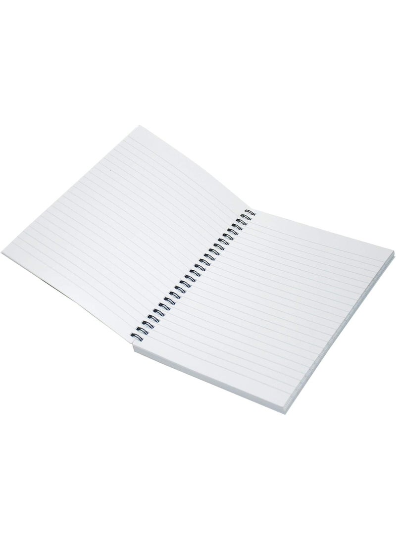 FIS Light Hard Cover Notebook, Pack of 5 Pieces, Single Line, 10x8 Inch,100 Sheets - LINB1081801 - Image 2